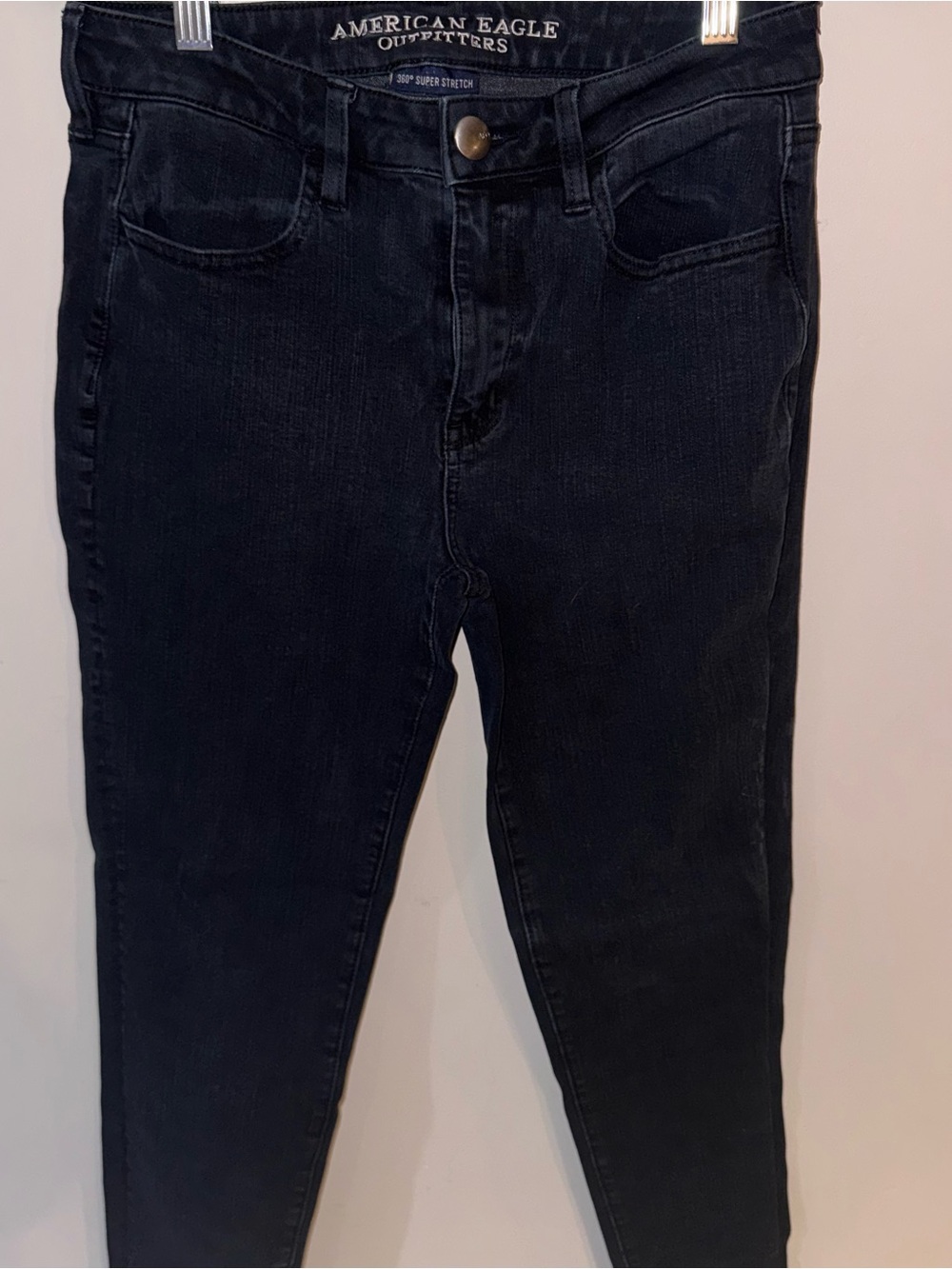 American Eagle 360° Super Stretch Dark Wash Jeggings Standard/Regular Size 8